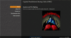 Desktop Screenshot of capitalpunishmentboxingclub.com